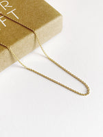 18k Gold Vermeil Trace Chain Necklace - Various Lengths