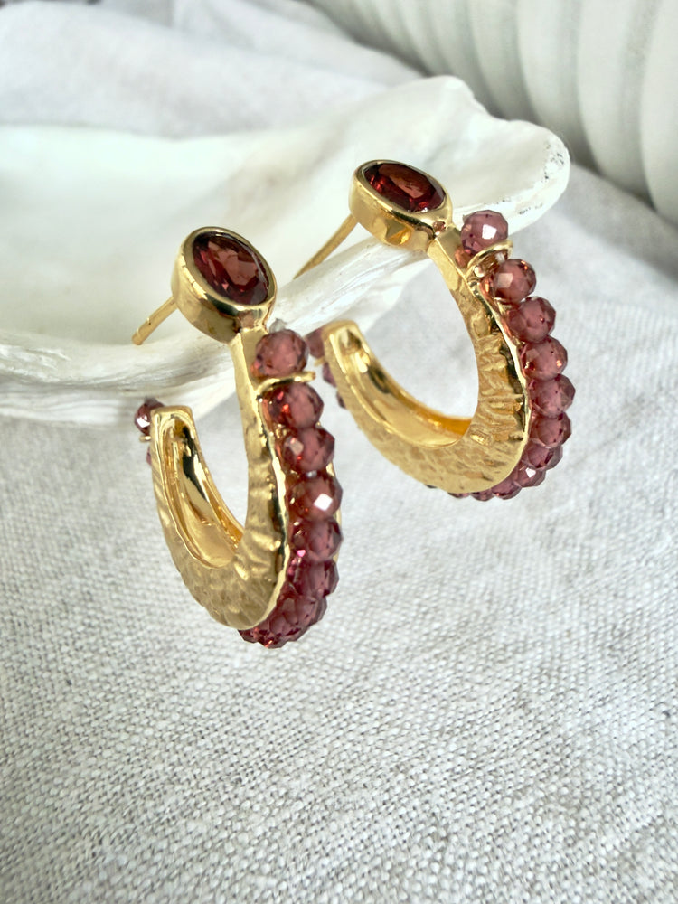 Eclipse Hoops - Garnet