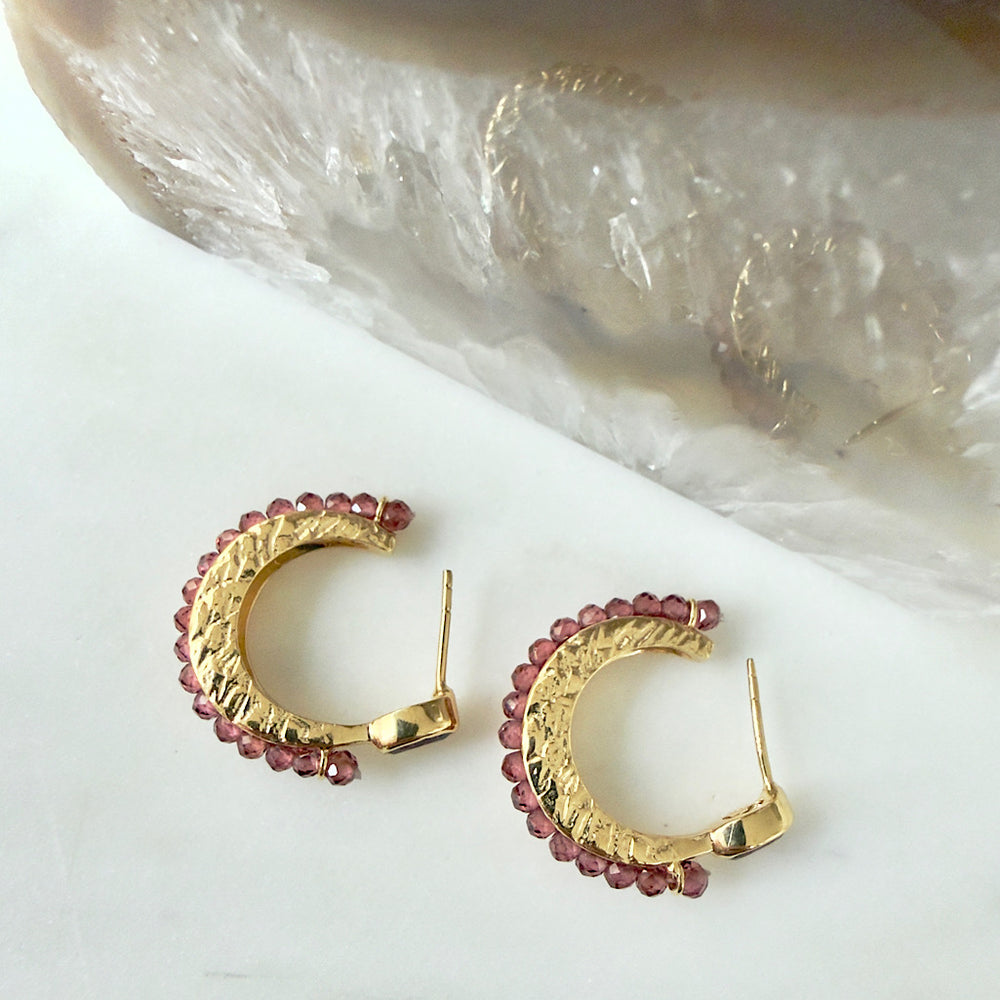 Eclipse Hoops - Garnet