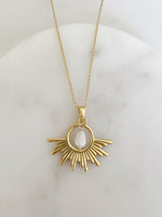 Pearl Sunburst Necklace