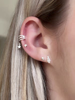 Tiny Stars Studs and Ear Cuff Set