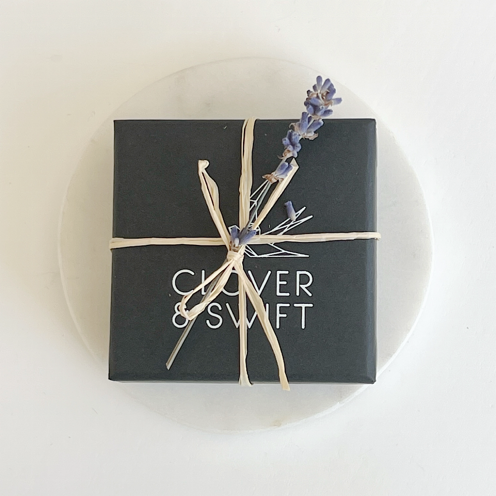 Third Eye Amethyst Hoops