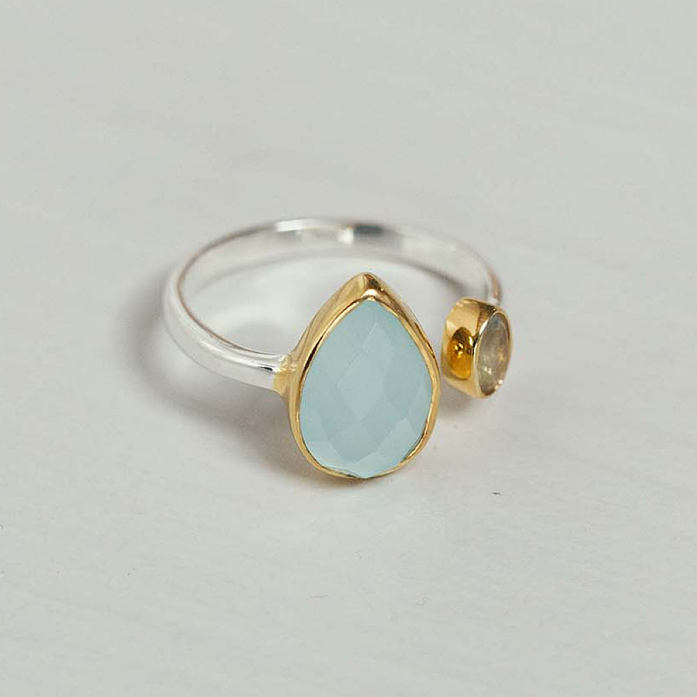 Aqua Aura Ring