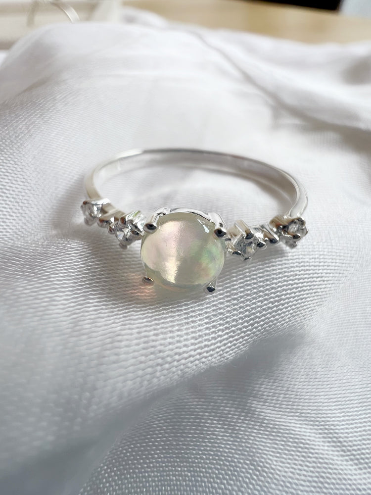 Opal Starlight Ring