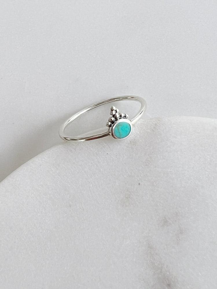 Crowned Turquoise Ring