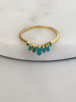 Turquoise Sunburst Ring