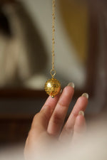 Peridot Dewi Dot Harmony Ball Necklace