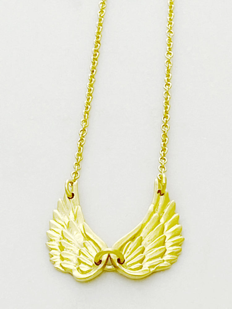 Double Angel Wing Necklace
