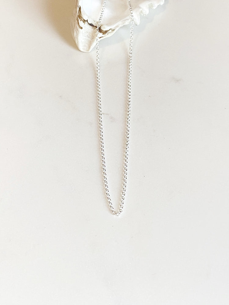 Sterling Silver Fine Belcher Necklace - various lengths