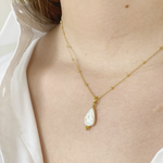 Freshwater Pearl Raindrop Necklace