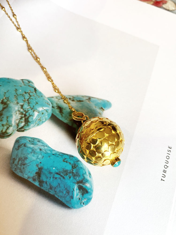 Turquoise Dewi Dot Harmony Ball Necklace