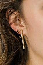Small Pointed Front Earring 