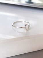 Delicate Marquise Mother of Pearl Ring
