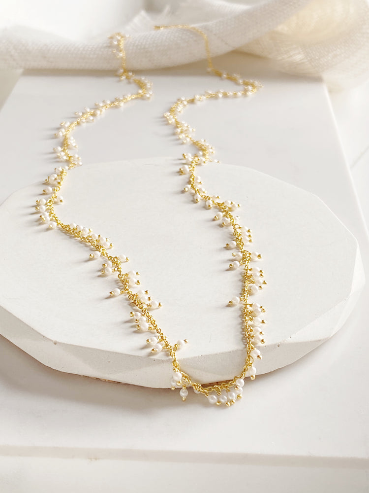 Pearl Fringe Necklace