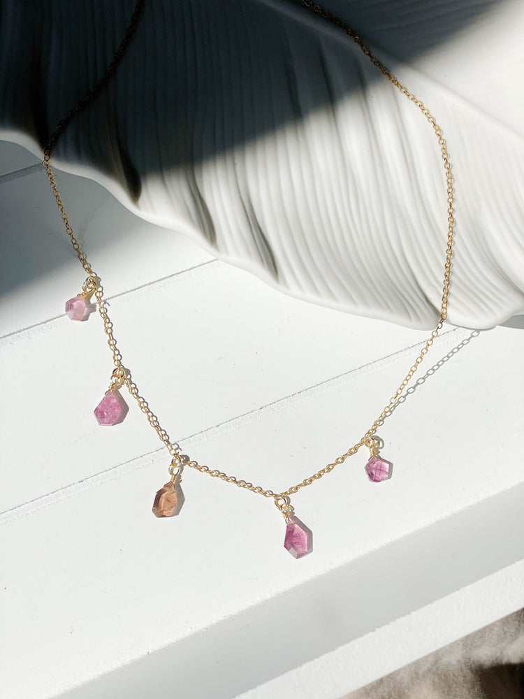Tourmaline Charm Necklace