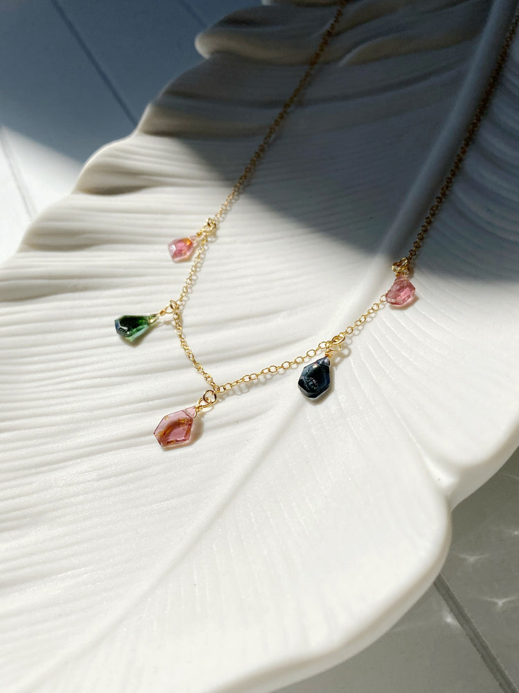 Tourmaline Charm Necklace