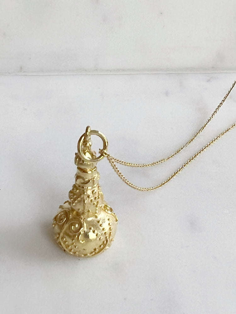 Runa Perfume Bottle Necklace 18k Gold Vermeil