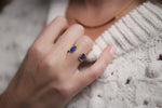 Two Moon Lapis Lazuli Ring