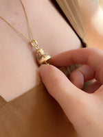 Vivi Keepsake Bottle Necklace 18k Gold Vermeil