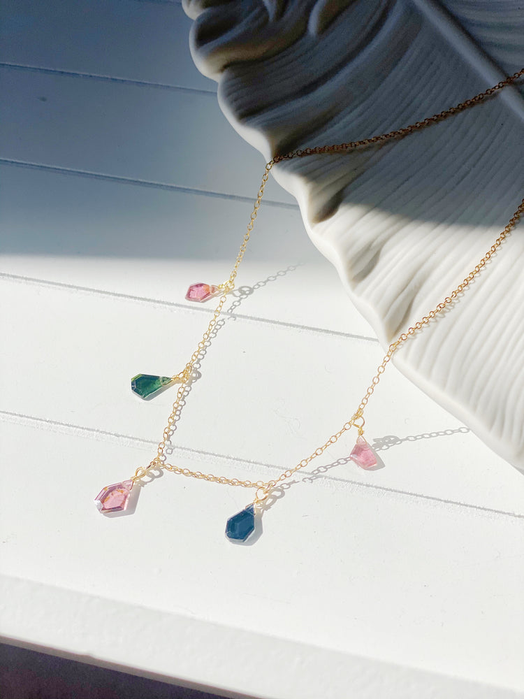 Tourmaline Charm Necklace