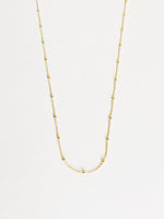 Gold Vermeil Satellite Chain Necklace 24 inch