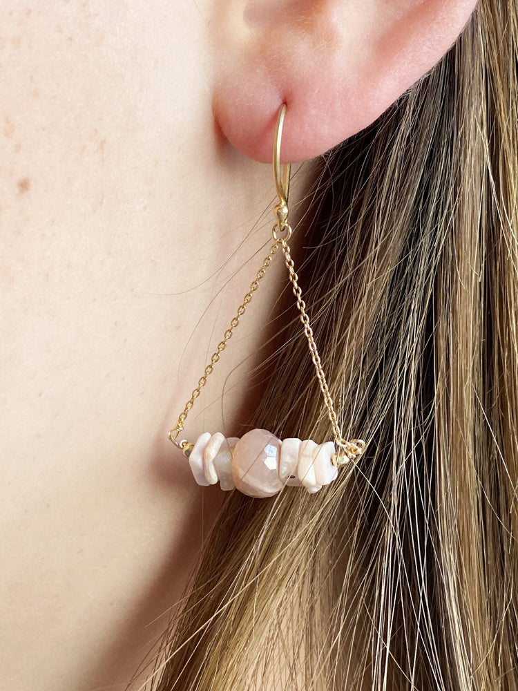 Perfect Pink Chandelier Earrings